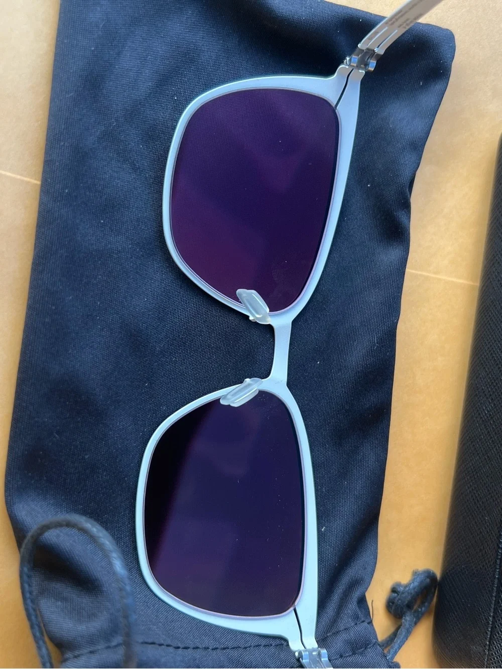 - Sunglasses ic Berlin glasses with case like NEW